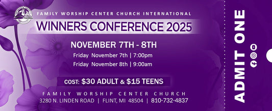 1. (IN-PERSON) WWW 2025 Winners Conference Ticket - Teen